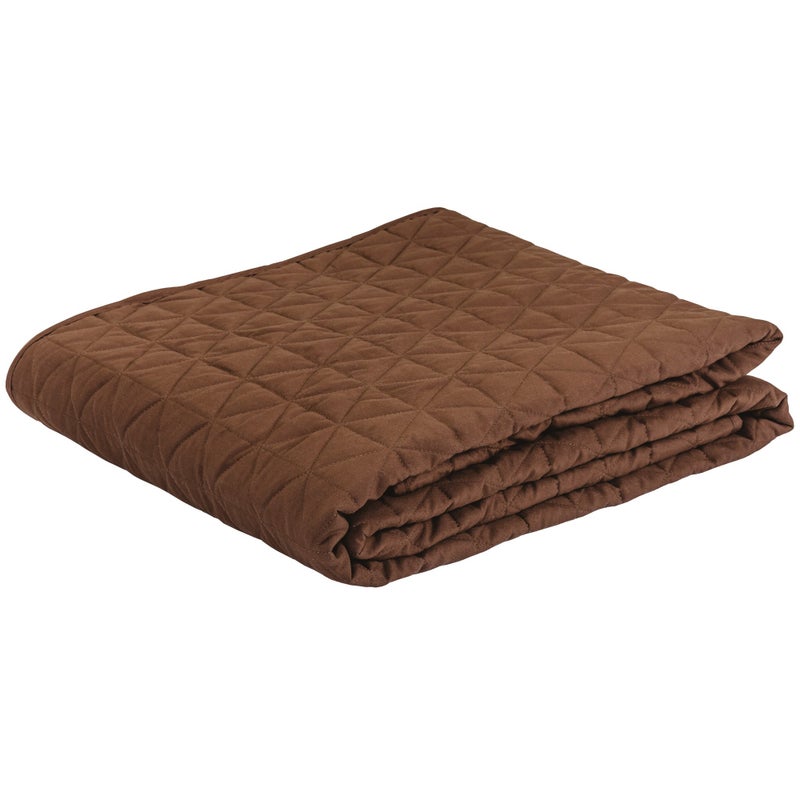 EarthLite Premium Quilted Blanket â€“ Extra Soft Microfiber, Hypoallergenic, Reversible, Machine-Washable (60" x 90"), Espresso - Image 3